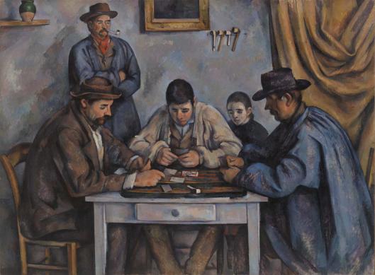 Paul Cezanne - Card Players (Barnes Foundation) - TICTOC